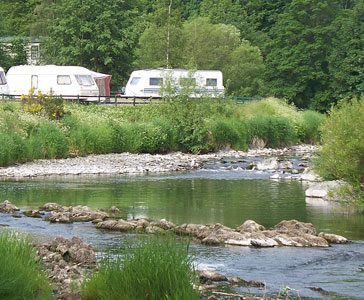 Riverside Caravan Park, Hawick,Borders,Scotland