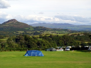 Mynydd Du Caravan Park, Criccieth,Gwynedd,Wales